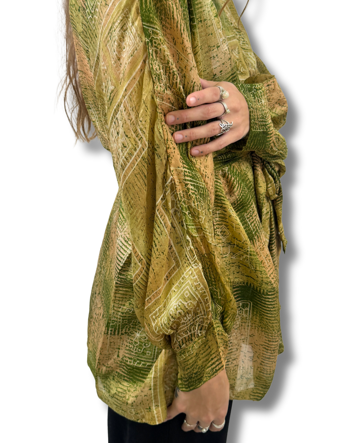 Hedvabne Kimono Reina