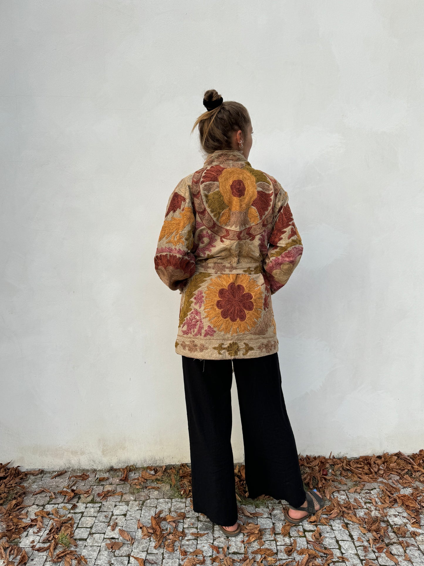 Suzani kimono Suraya - ruční výšivka