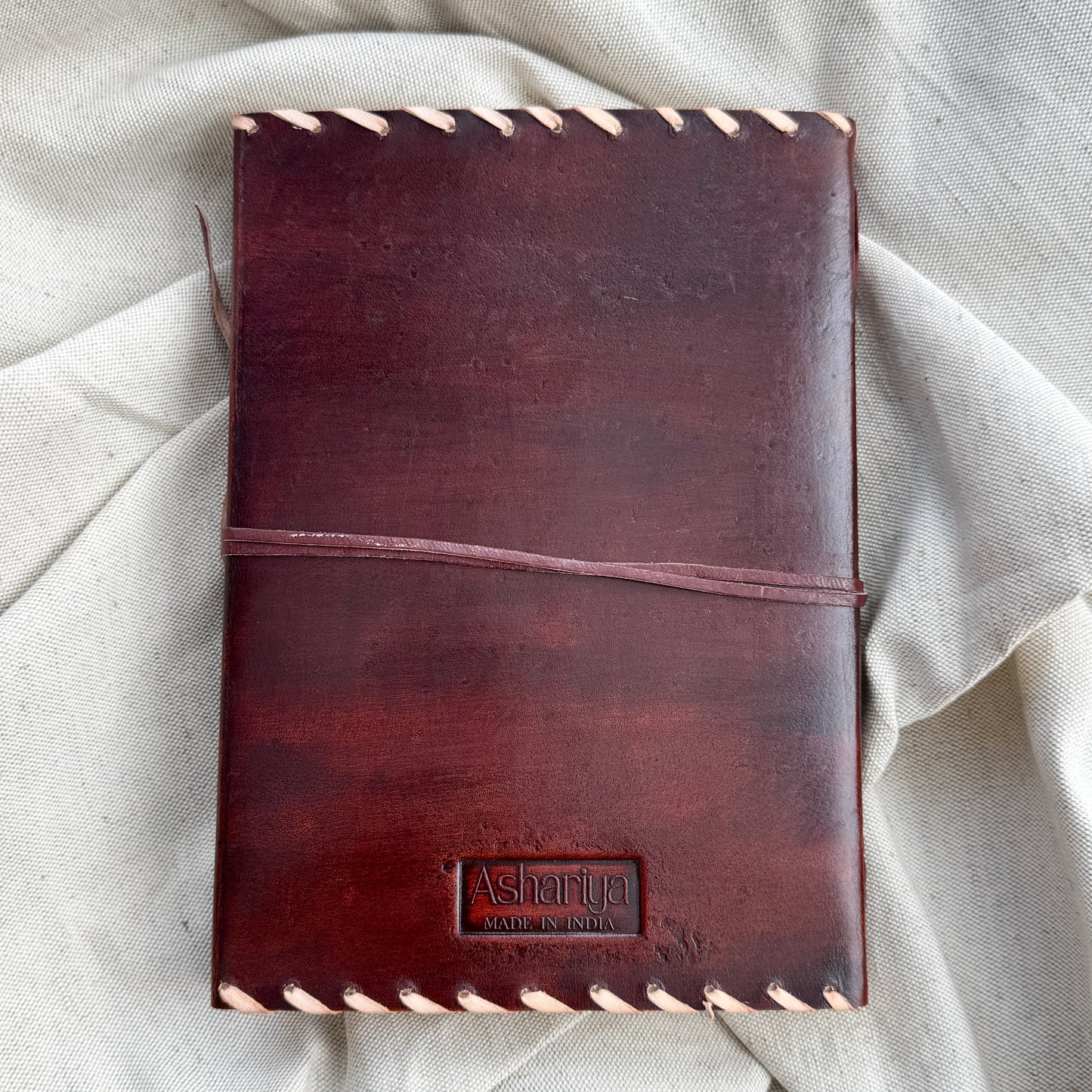 Akaza आकाश - leather notebook (small)