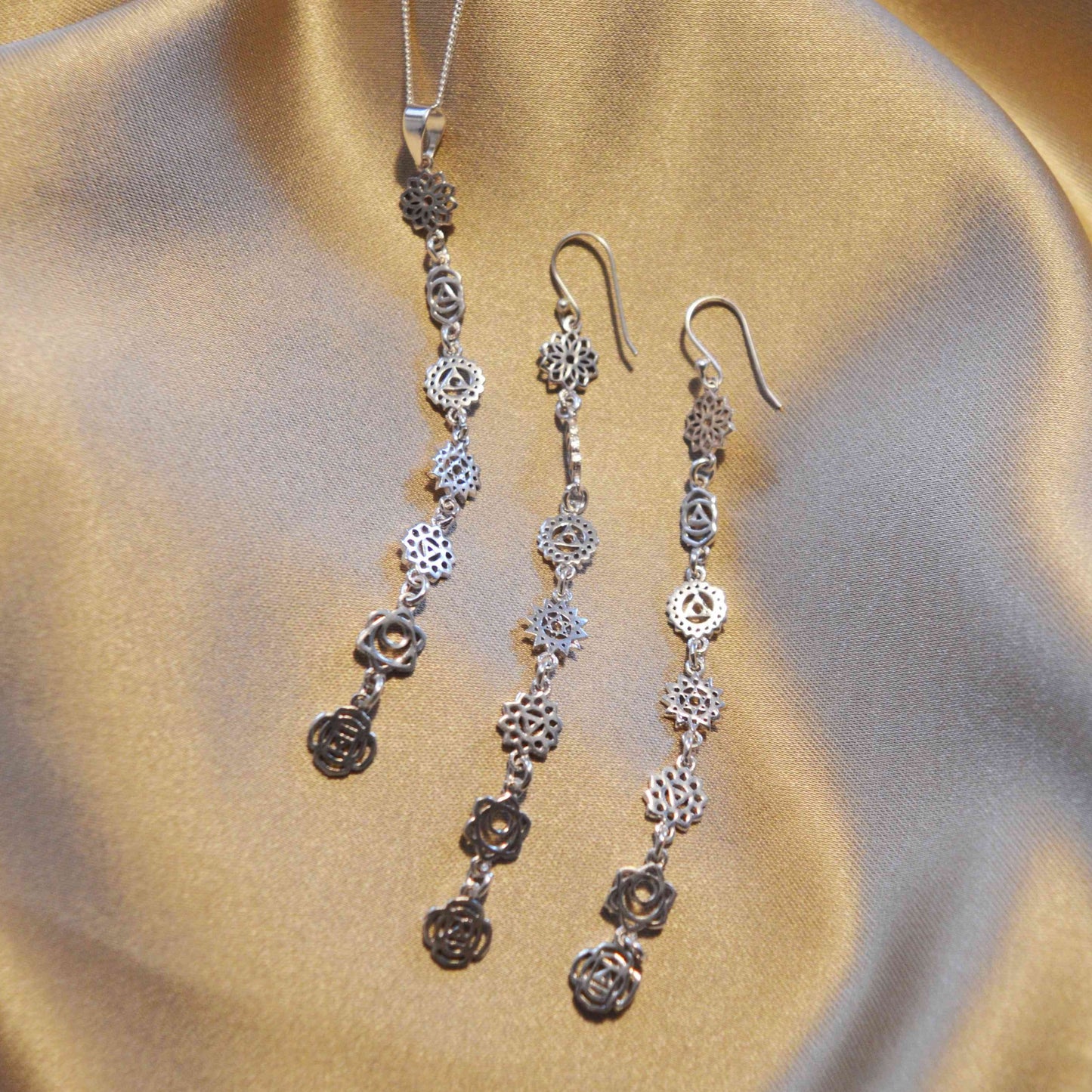 ChakraPrana - silver earrings