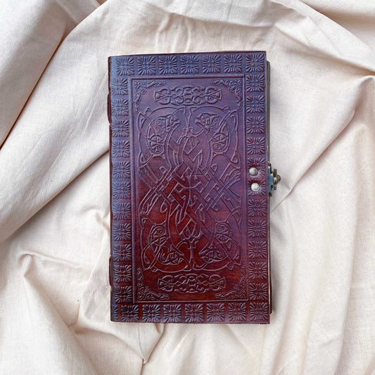 Samudbhū समुद्भू - leather notebook (large)