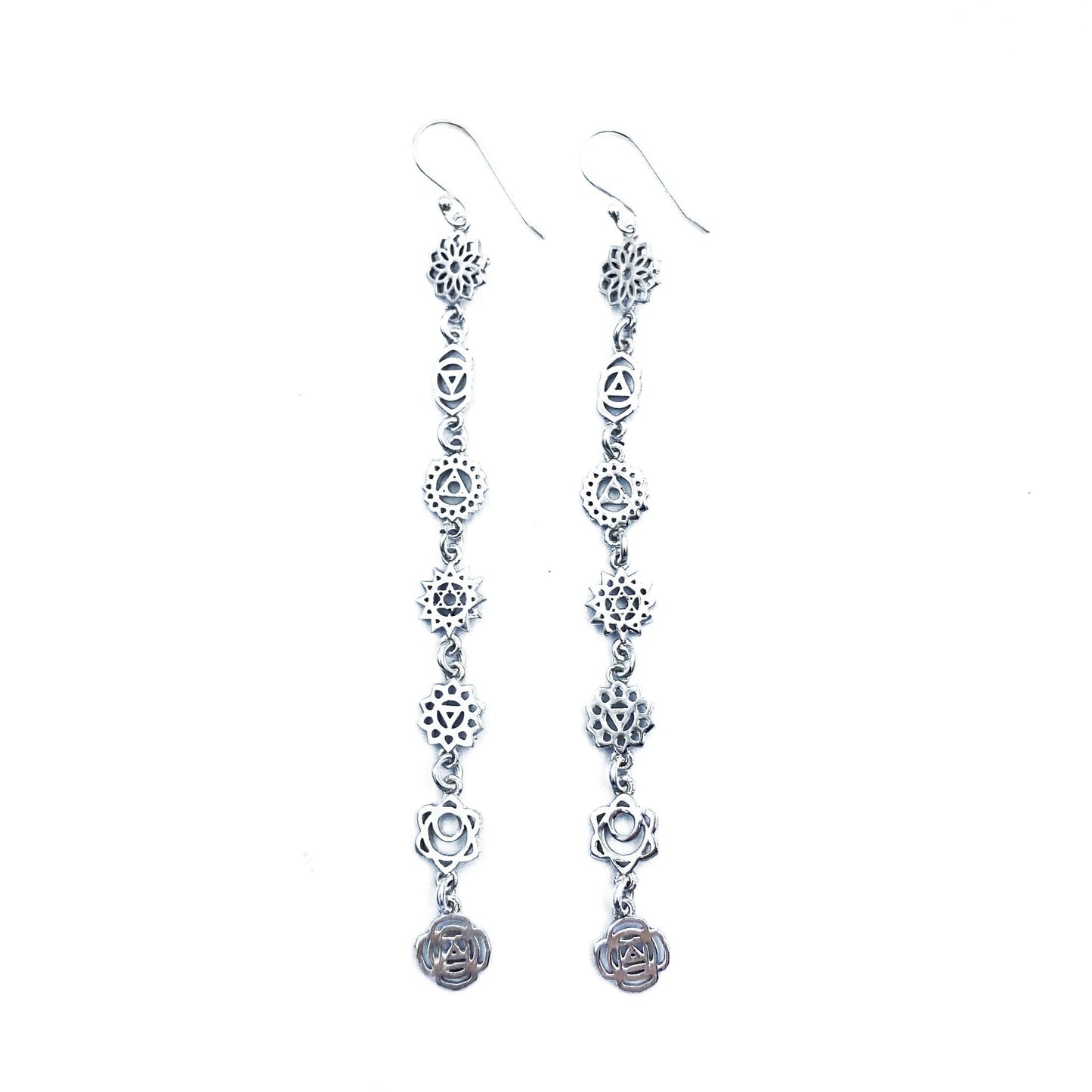 ChakraPrana - silver earrings